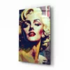 Glasschilderij Marilyn Monroe