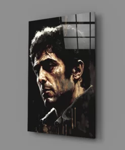 Al Pacino Glasschilderij - DSG-3054