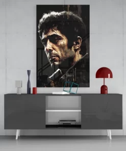Al Pacino Glasschilderij