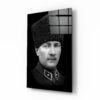 Atatürk rechthoek Glasschilderij