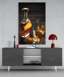 Whisky Glasschilderij