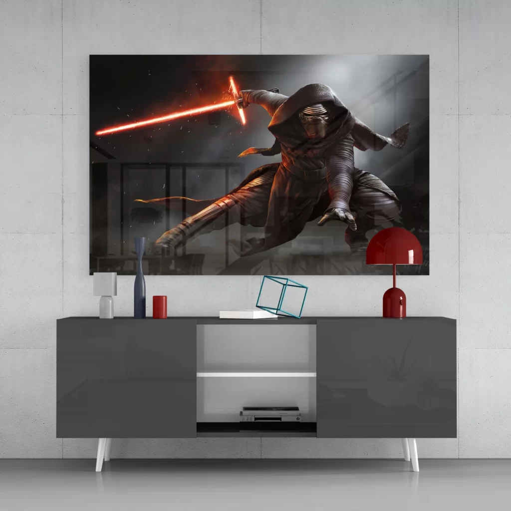 Kylo Ren Glasschilderij