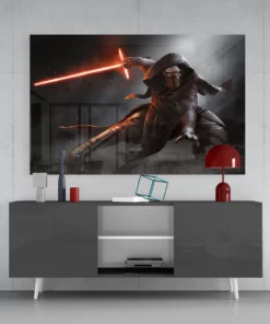Kylo Ren Glasschilderij