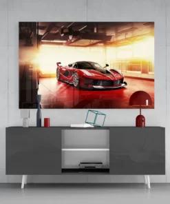 Ferrari FXX K Glasschilderij