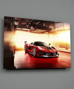 Ferrari FXX K Glasschilderij