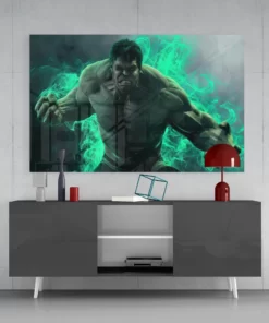 Hulk Personage Gasschilderij