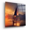Galata-toren vierkant Glasschilderij
