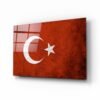 Turkse vlag Glasschilderi