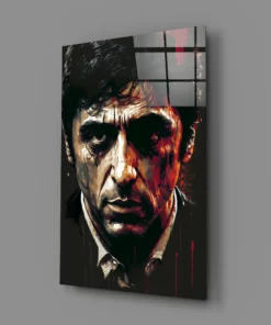 Portret van Al Pacino Glasschilderij -DSG-3052