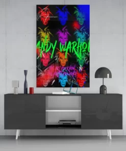 Andy Warhol Glasschilderij