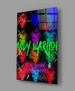 Alternative view of Andy Warhol Glasschilderij