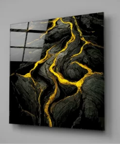 Alternative view of Lava Glasschilderij