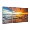 Zonsondergang XXL Glasschilderij