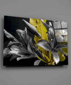 Alternative view of Glasschilderij Bloemen