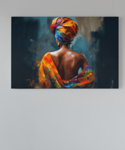 Vrouw Canvas Schilderij Kunst