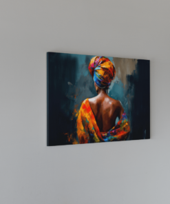 Alternative view of Vrouw Canvas Schilderij Kunst