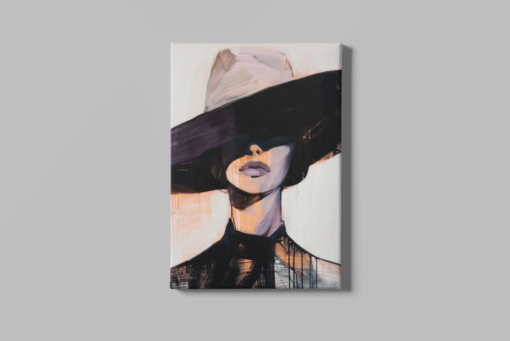 ALIVA 1007 vrouw portret kunt foto op canvas