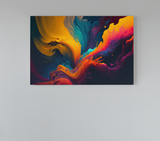 ALIVA 1010 kleuren abstract canvas schilderij a