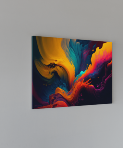 ALIVA 1010 kleuren abstract canvas schilderij b