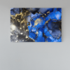 ALIVA 1016 zwart blauw canvas schilderij a