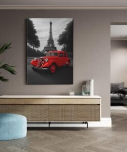 ALIVA 1019 eiffeltoren canvas schilderij abstract c