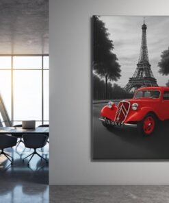 ALIVA 1019 eiffeltoren canvas schilderij abstract d