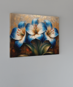 Alternative view of Bloemen Abstract Canvas Schilderij