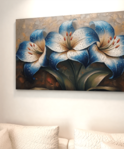 ALIVA 1023 canvas schilderij bloemen abstract b 1