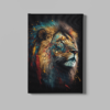 ALIVA 1025 kleurrijke leuw portret canvas schilderij a