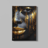 ALIVA 1030 a vrouw gezicht canvas schilderij a