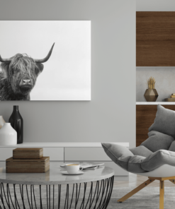 Hoogland Vee Schilderij Canvas - Afbeelding 3