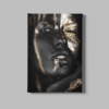ALIVA 1038 canvas schilderij vrouw met goud a