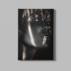 ALIVA 1040 vrouw portret goud canvas schilderij a