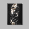 ALIVA 1041 foto op canvas vrouw met goud a