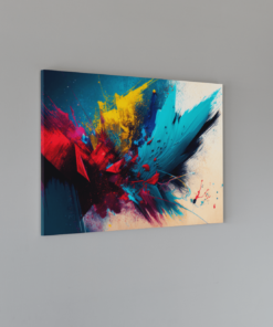 Alternative view of Kleur Explosie Canvas Schilderij