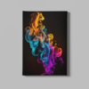 ALIVA 1043 kleurrijke rook abstract canvas schilderij