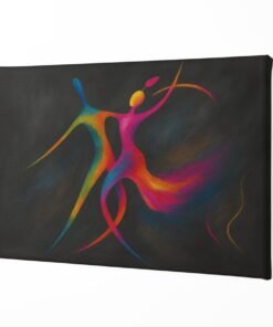 Alternative view of Canvas Schilderij Dans Van Kleuren