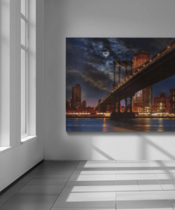 ALIVA 1070 manhattan new york canvas schilderij c 1
