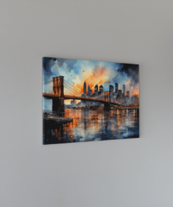 ALIVA 1071 new york abstract canvas schilderij b