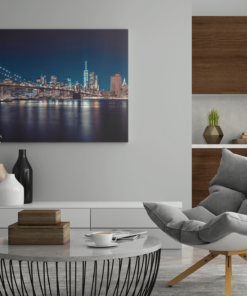 ALIVA 1073 abstract stad new york manhattan canvas schilderij c 1