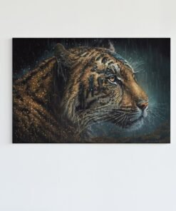 Wilde Dier Luipaard Canvas Schilderij
