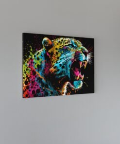 Alternative view of Canvas Schilderij Dieren Luipaard