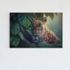 ALIVA 1083 dieren canvas schilderij luipaard wanddecdoratie