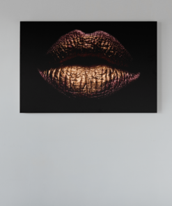 Canvas Schilderij Vrouwelijk Lippen