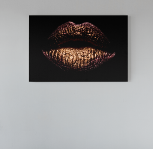 ALIVA 1086 canvas schilderij vrouwelijk lippen a