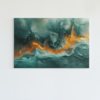 ALIVA 1090 canvas schilderij abstract goud