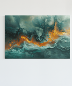 Marmer Abstract Canvas Schilderij