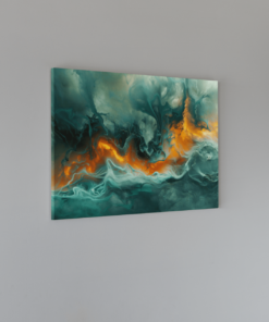 Alternative view of Marmer Abstract Canvas Schilderij