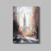 ALIVA 1095 canvas schilderij stad new york abstract a