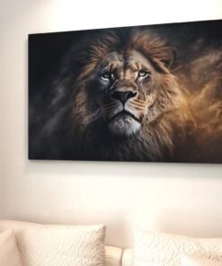 ALIVA 1104 wilde dieren leeuw canvas schilderij a
